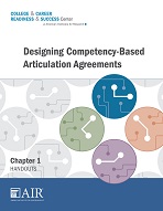 Designing Competency-Based Articulation Agreements:&nbsp; A Framework for State Educational Agencies and Postsecondary Education Institutions